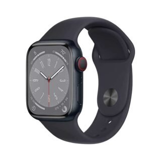 Apple Watch Series 8 [GPS + Cellular 45mm] Smart Watch w/ Midnight Aluminum Case with Midnight Sport