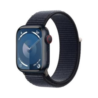 Apple Watch Series 9 [GPS 41mm] Smartwatch with Midnight Aluminium Case with Midnight Sport Loop. Fitness Tracker, Blood Oxygen & ECG Apps, Water-Resistant